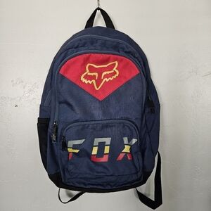 Fox Navy and Red Backpack Youth Boys School Bag
